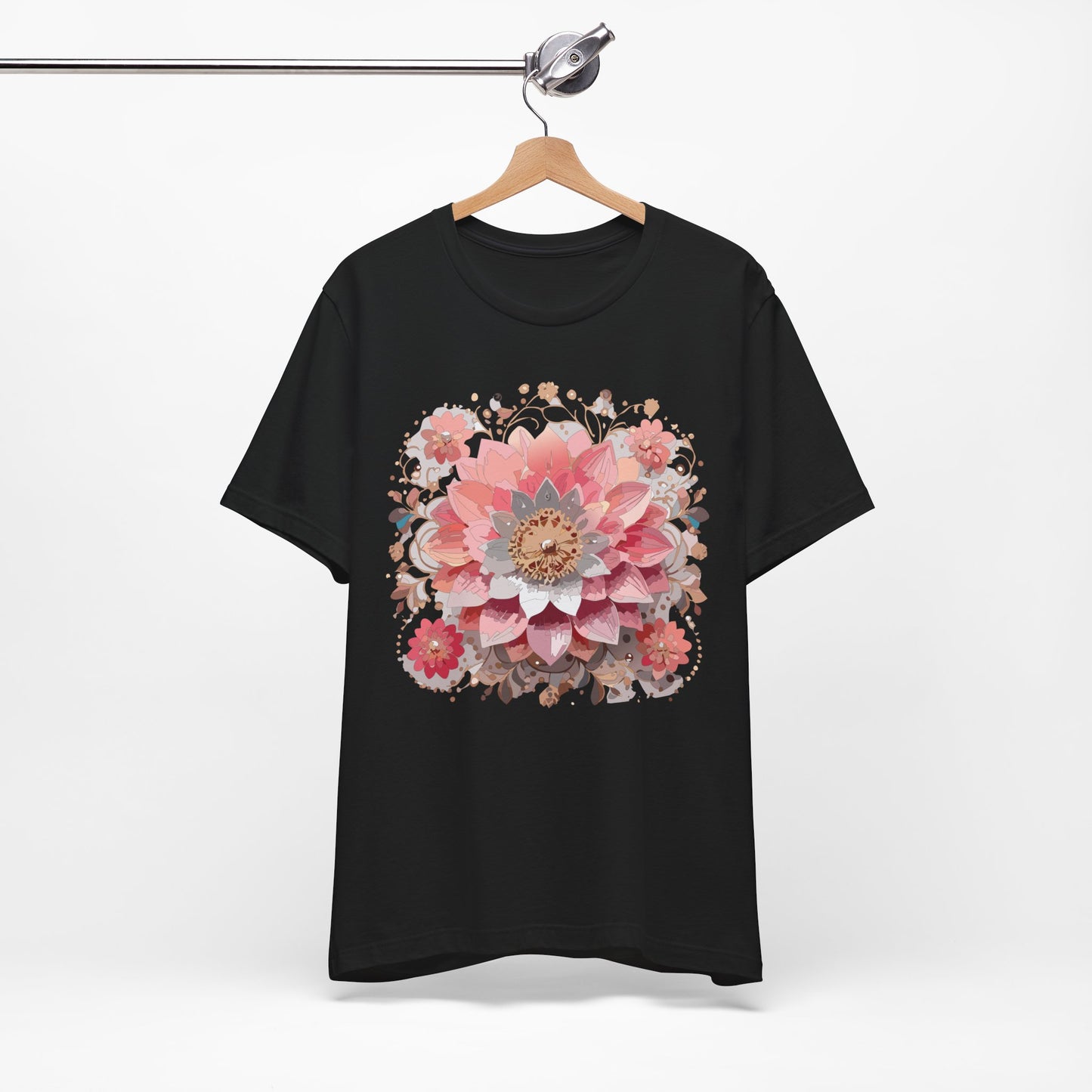 Floral Mandala Shirt, Flowers Mandala Shirt
