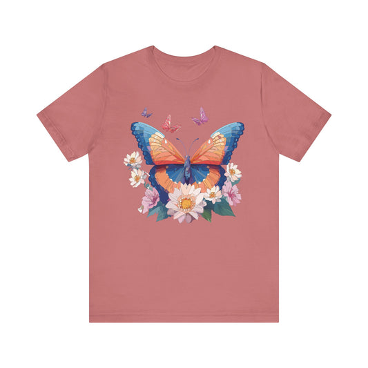 Butterfly Tee Shirt, Shirt with Butterfly