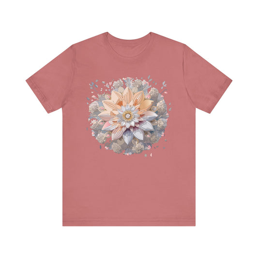Floral Mandala Shirt, Flowers Mandala Shirt