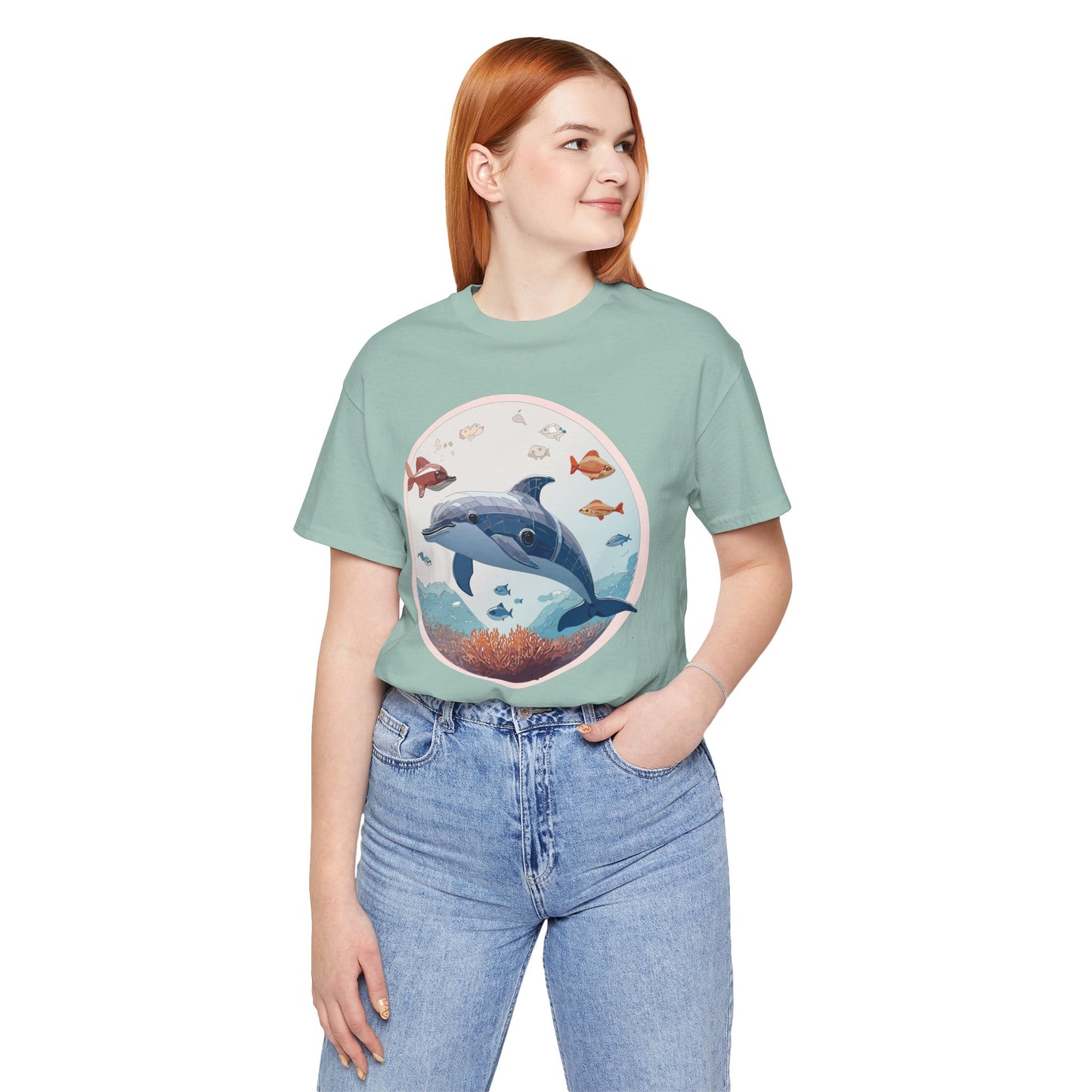 Animals Shirt, Shirt with Dolphin
