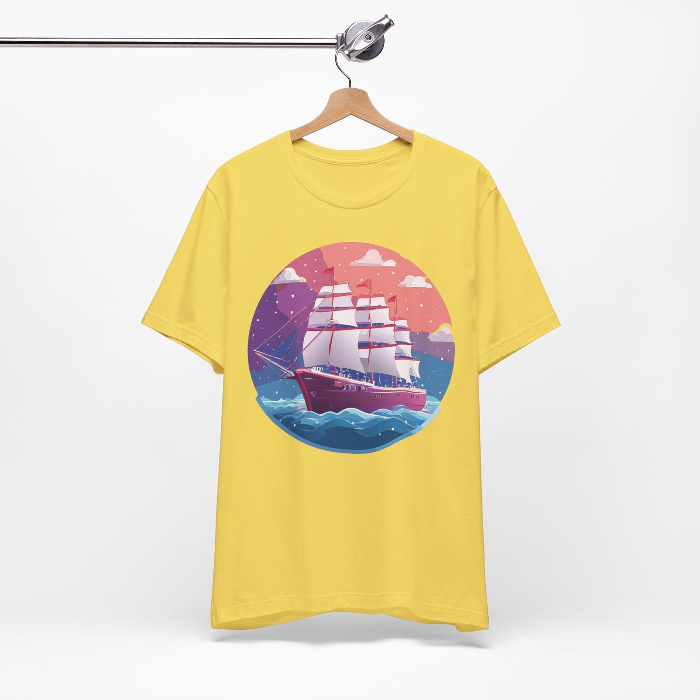 Ship Tee Shirt, Tee Shirt with Ship