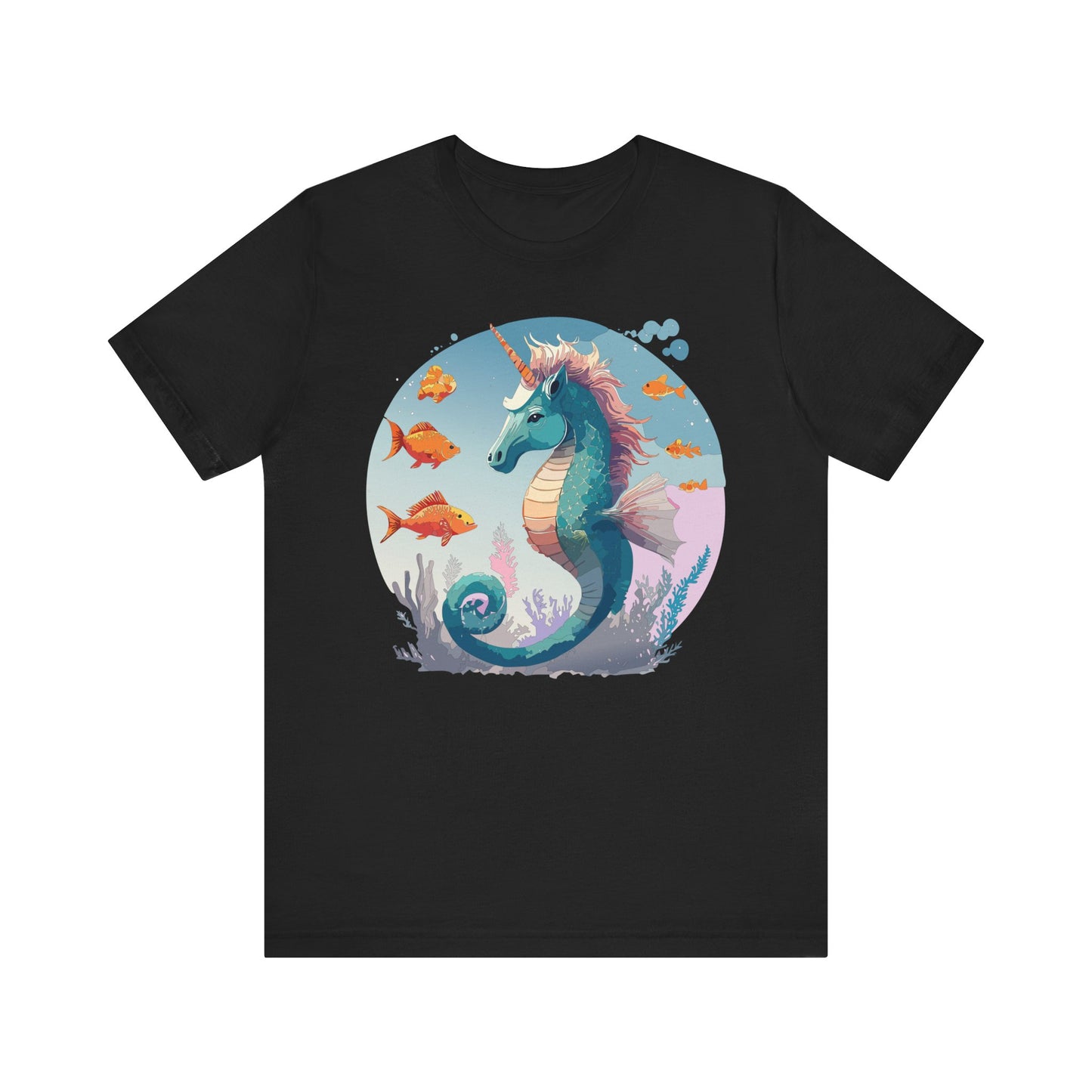 Animals Shirt, Shirt with Seahorse