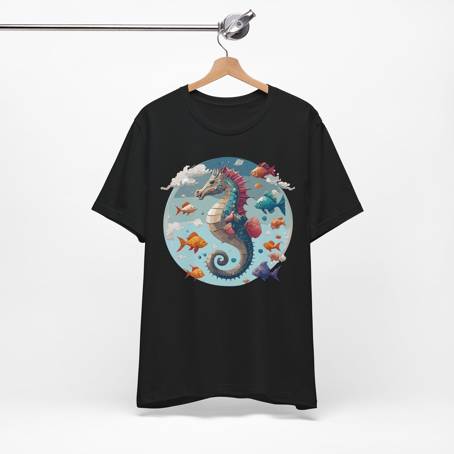 Animals Shirt, Shirt with Seahorse