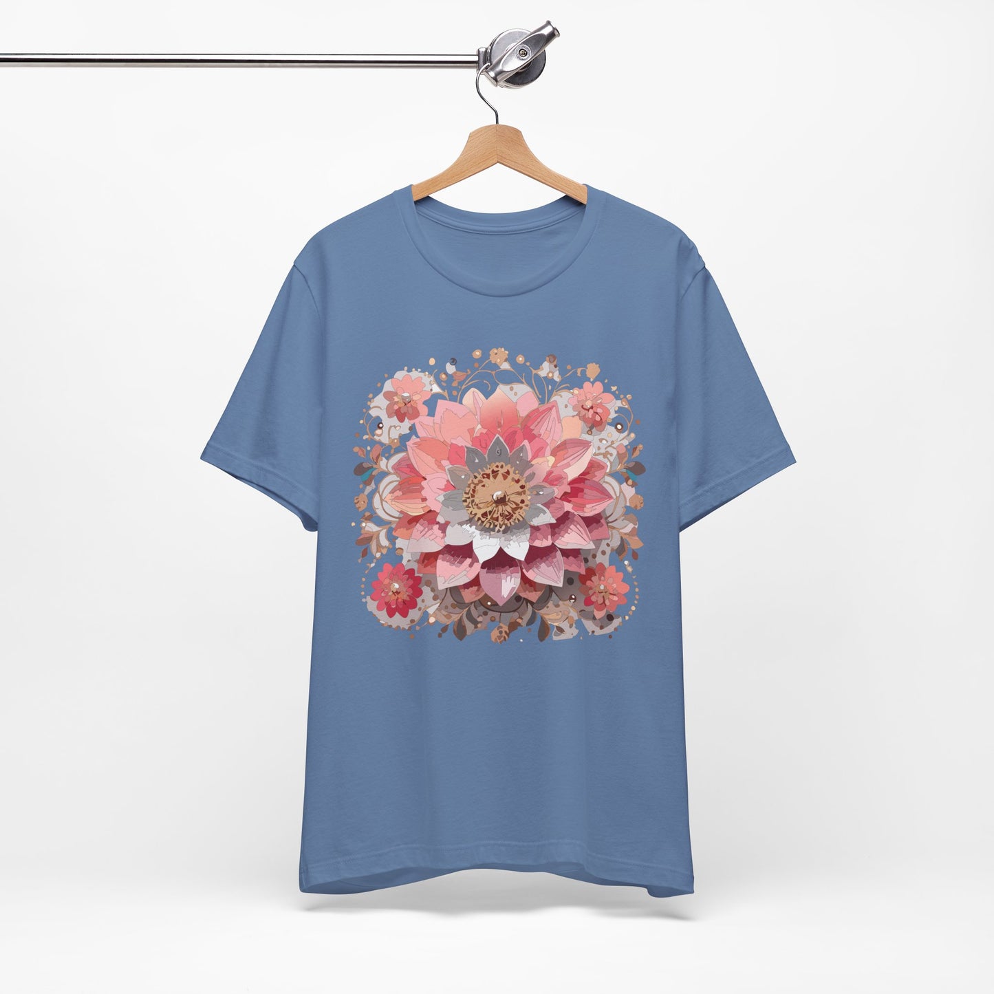 Floral Mandala Shirt, Flowers Mandala Shirt