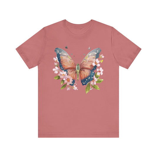 Butterfly Tee Shirt, Shirt with Butterfly