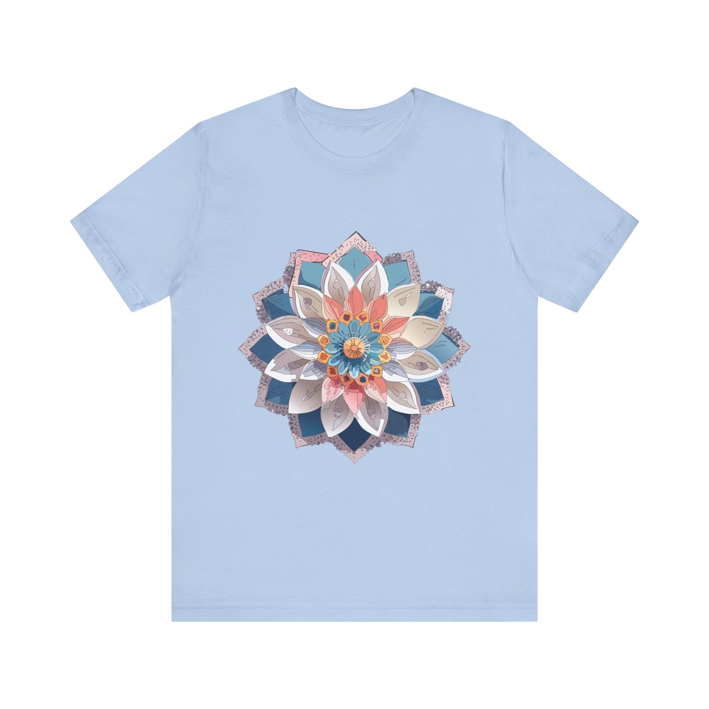 Floral Mandala Shirt, Flowers Mandala Shirt
