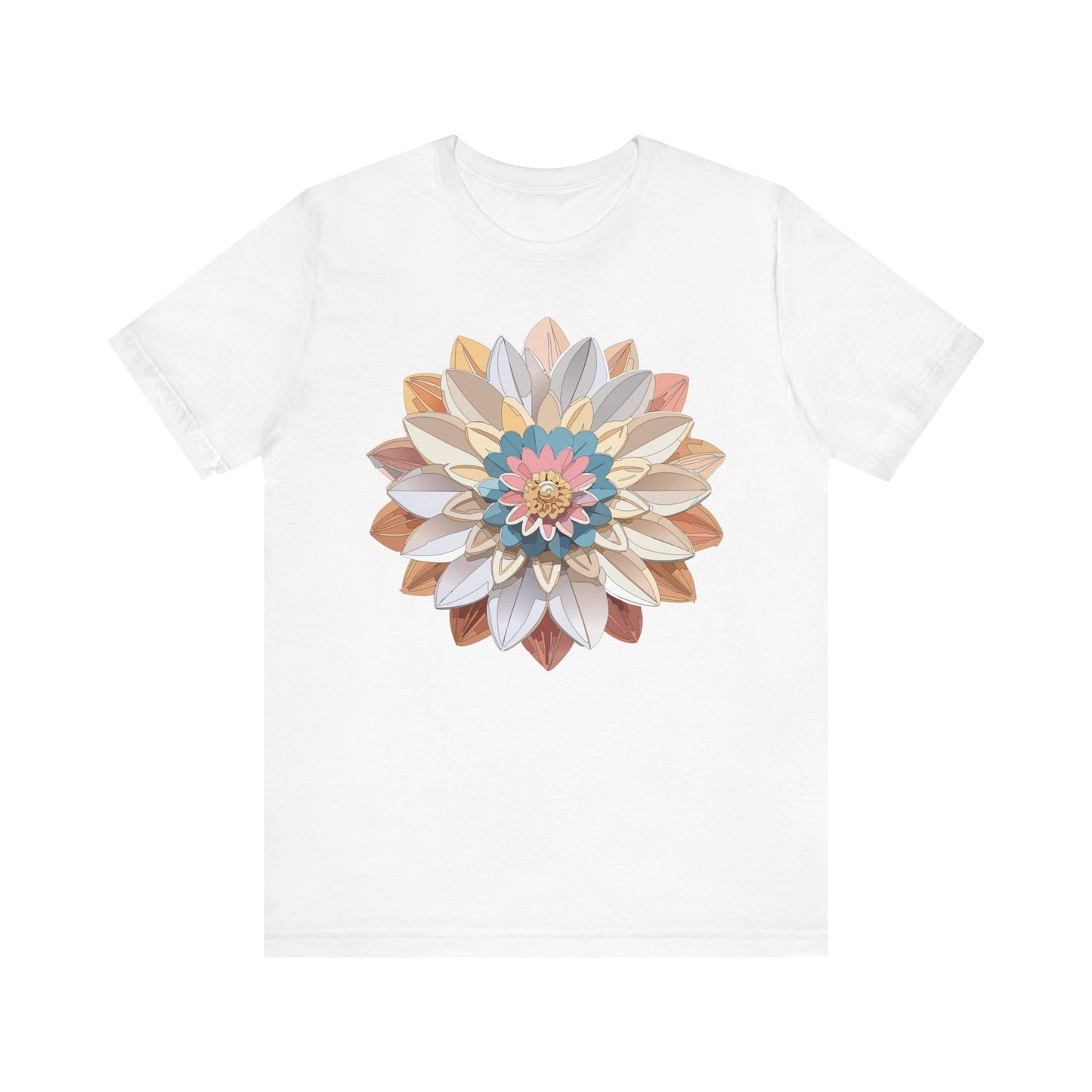Floral Mandala Shirt, Flowers Mandala Shirt