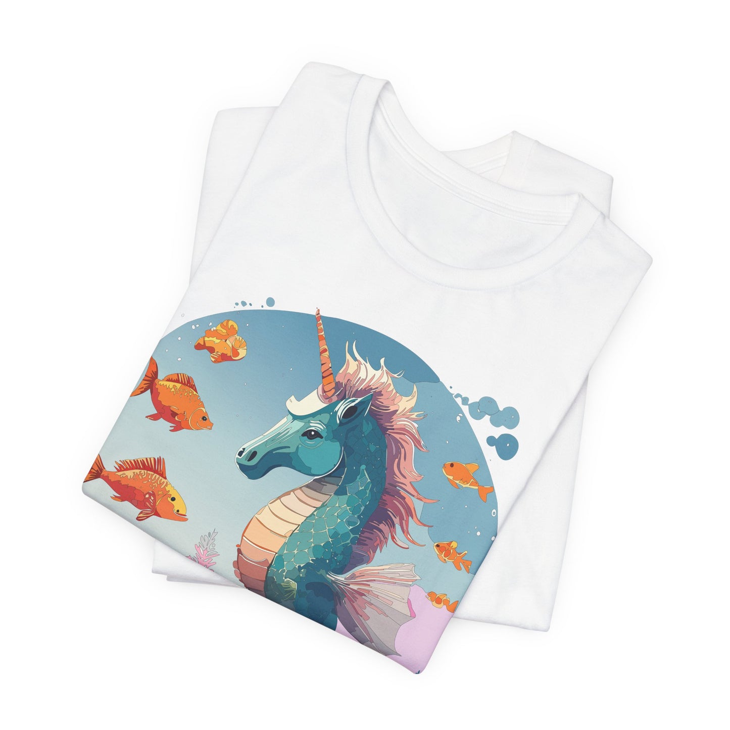Animals Shirt, Shirt with Seahorse