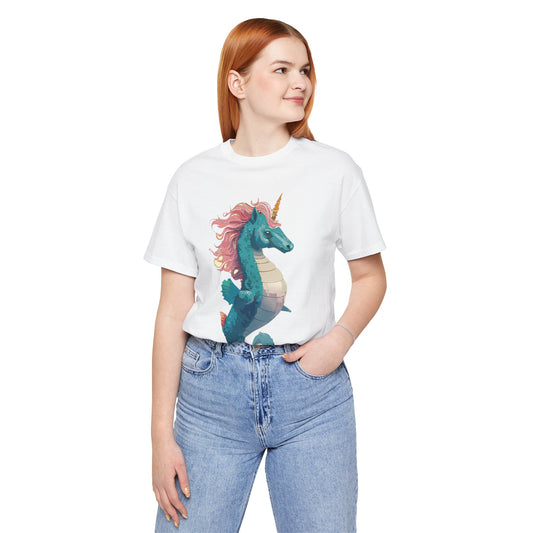 Animals Shirt, Shirt with Seahorse