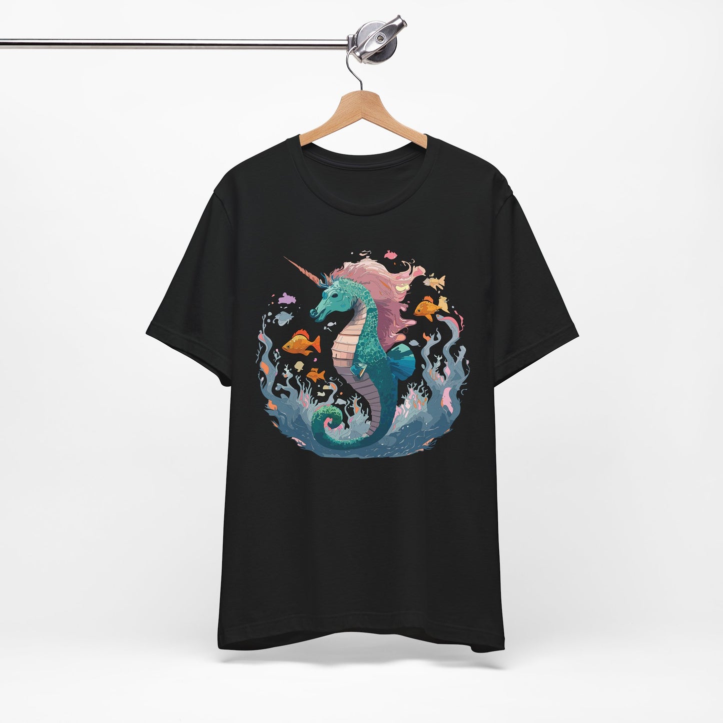 Animals Shirt, Shirt with Seahorse