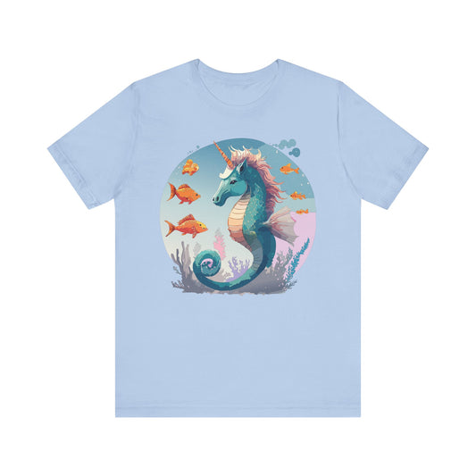 Animals Shirt, Shirt with Seahorse