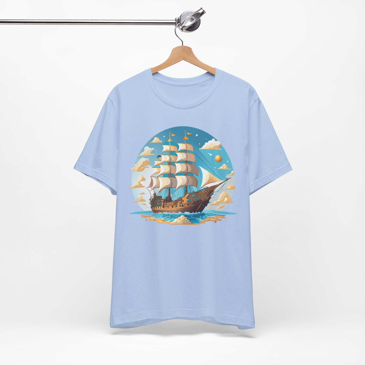 Ship Tee Shirt, Tee Shirt with Ship