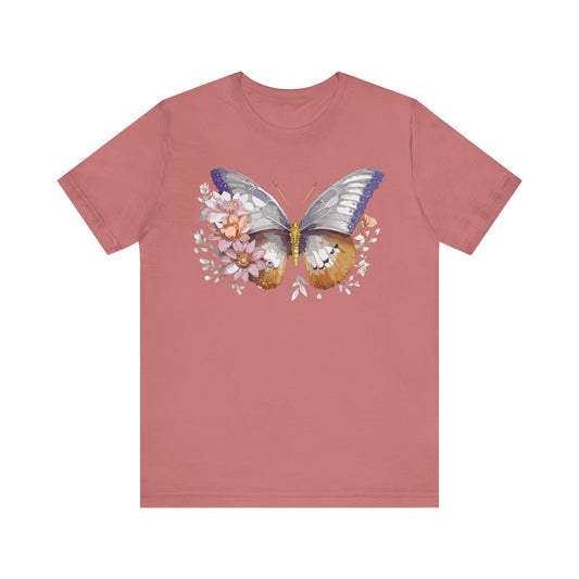Butterfly Tee Shirt, Shirt with Butterfly