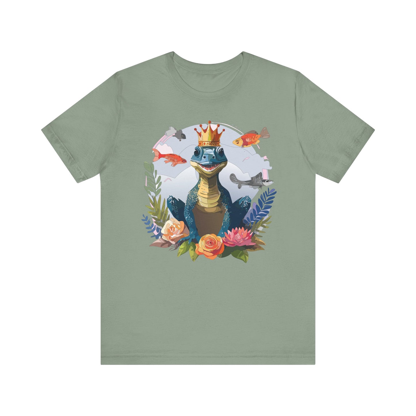 Animals Shirt, Shirt with Lizard