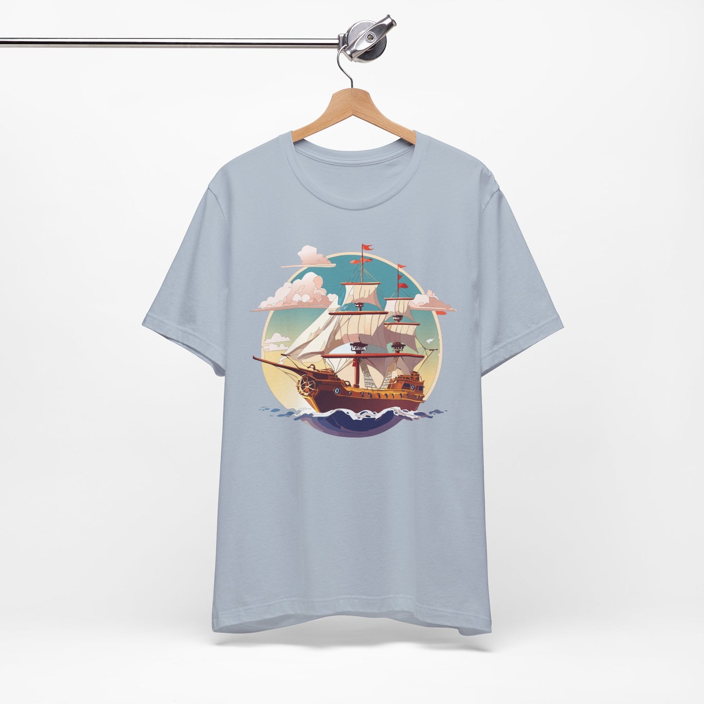 Ship Tee Shirt, Tee Shirt with Ship
