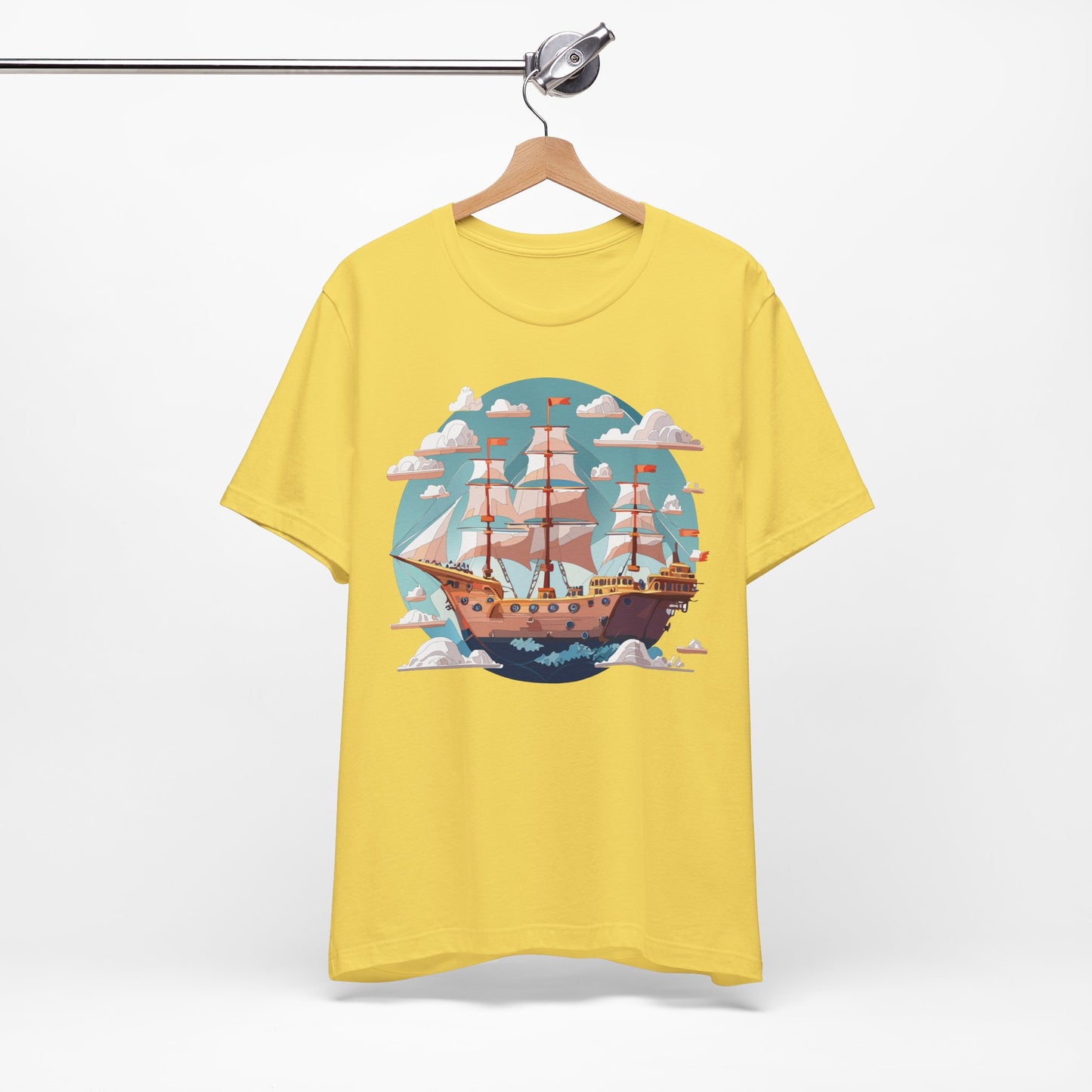 Ship Tee Shirt, Tee Shirt with Ship