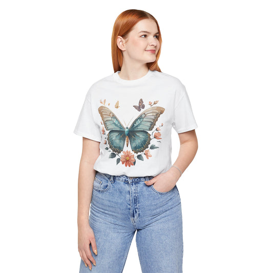 Butterfly Tee Shirt, Shirt with Butterfly