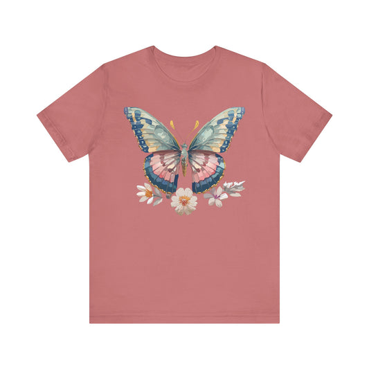 Butterfly Tee Shirt, Shirt with Butterfly