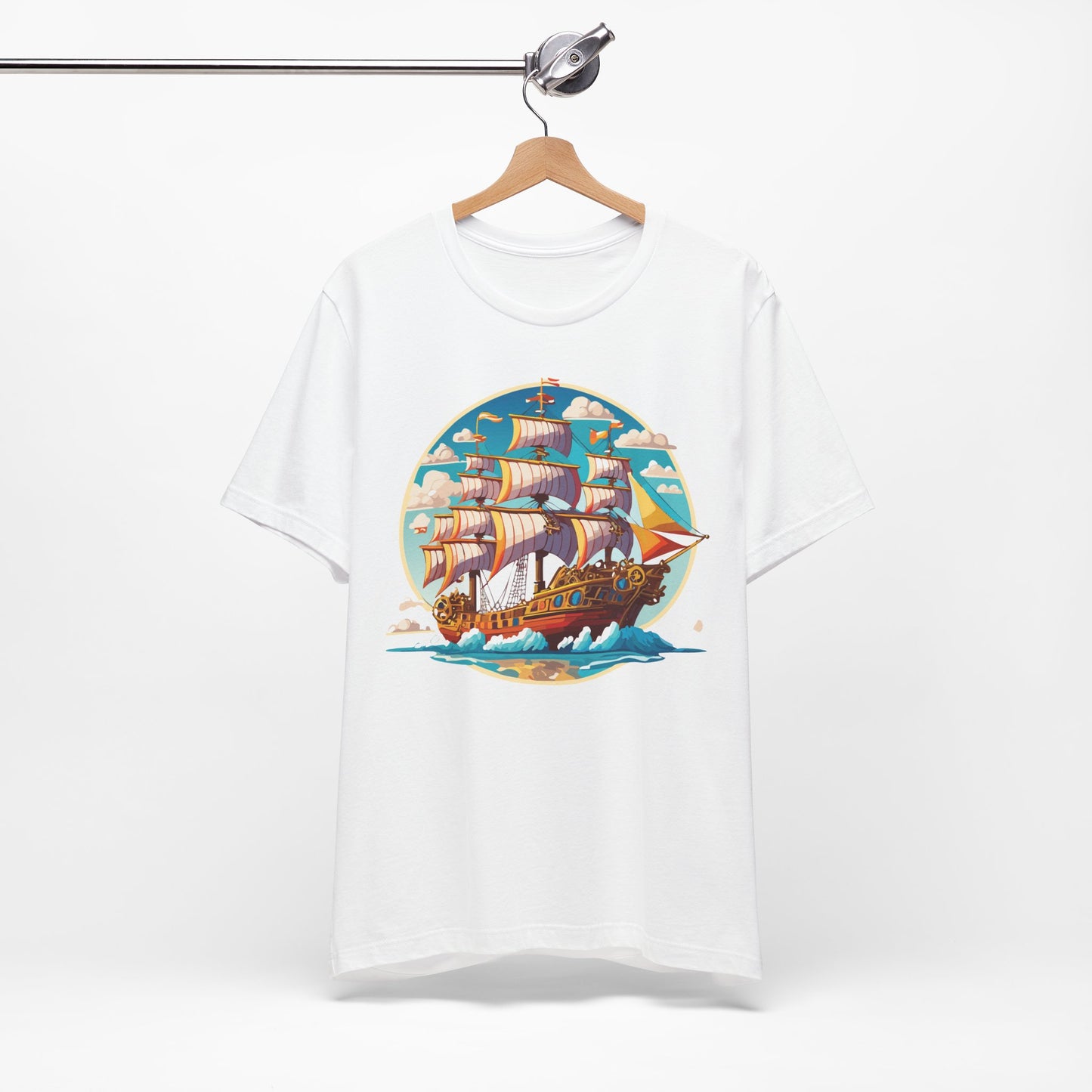 Ship Tee Shirt, Tee Shirt with Ship