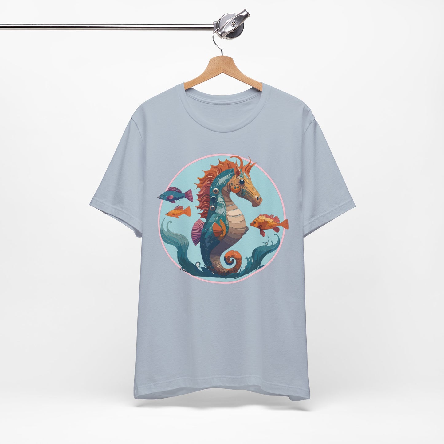 Animals Shirt, Shirt with Seahorse