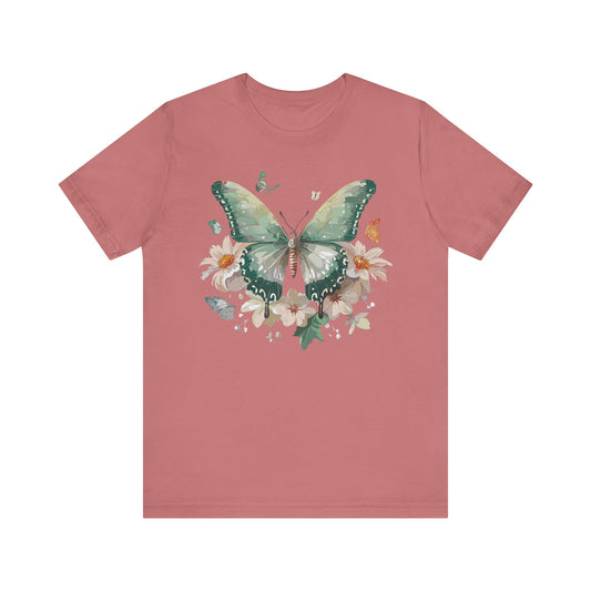 Butterfly Tee Shirt, Shirt with Butterfly