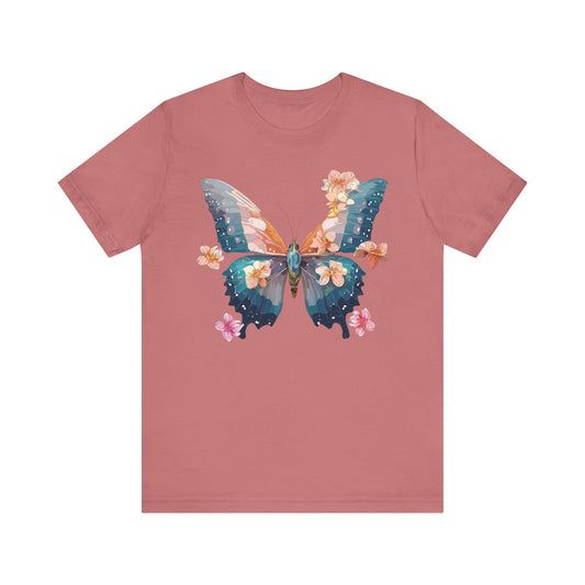 Butterfly Tee Shirt, Shirt with Butterfly