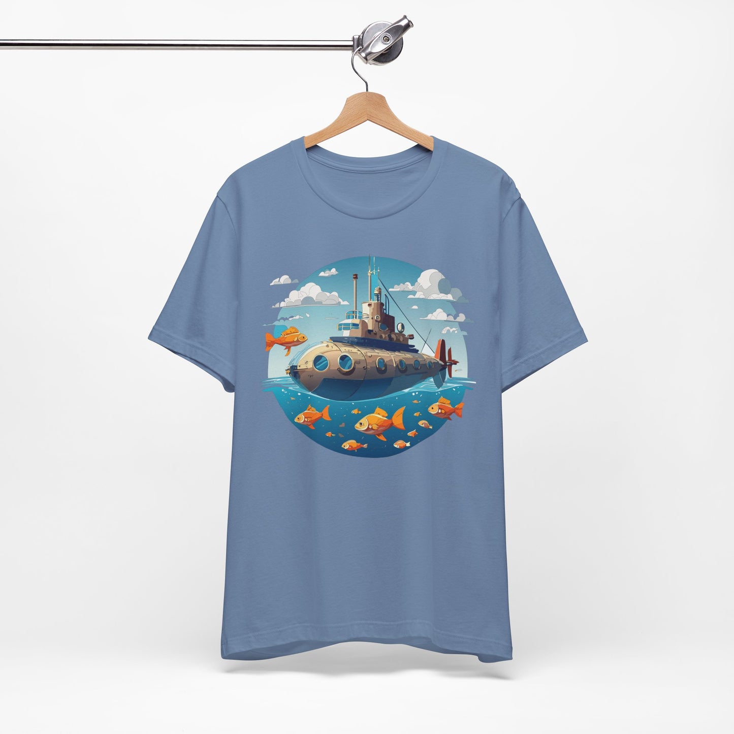 Ship Tee Shirt, Tee Shirt with Ship