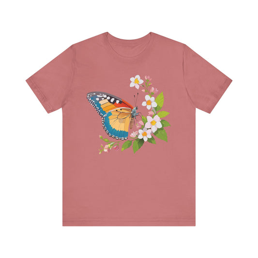 Butterfly Tee Shirt, Shirt with Butterfly