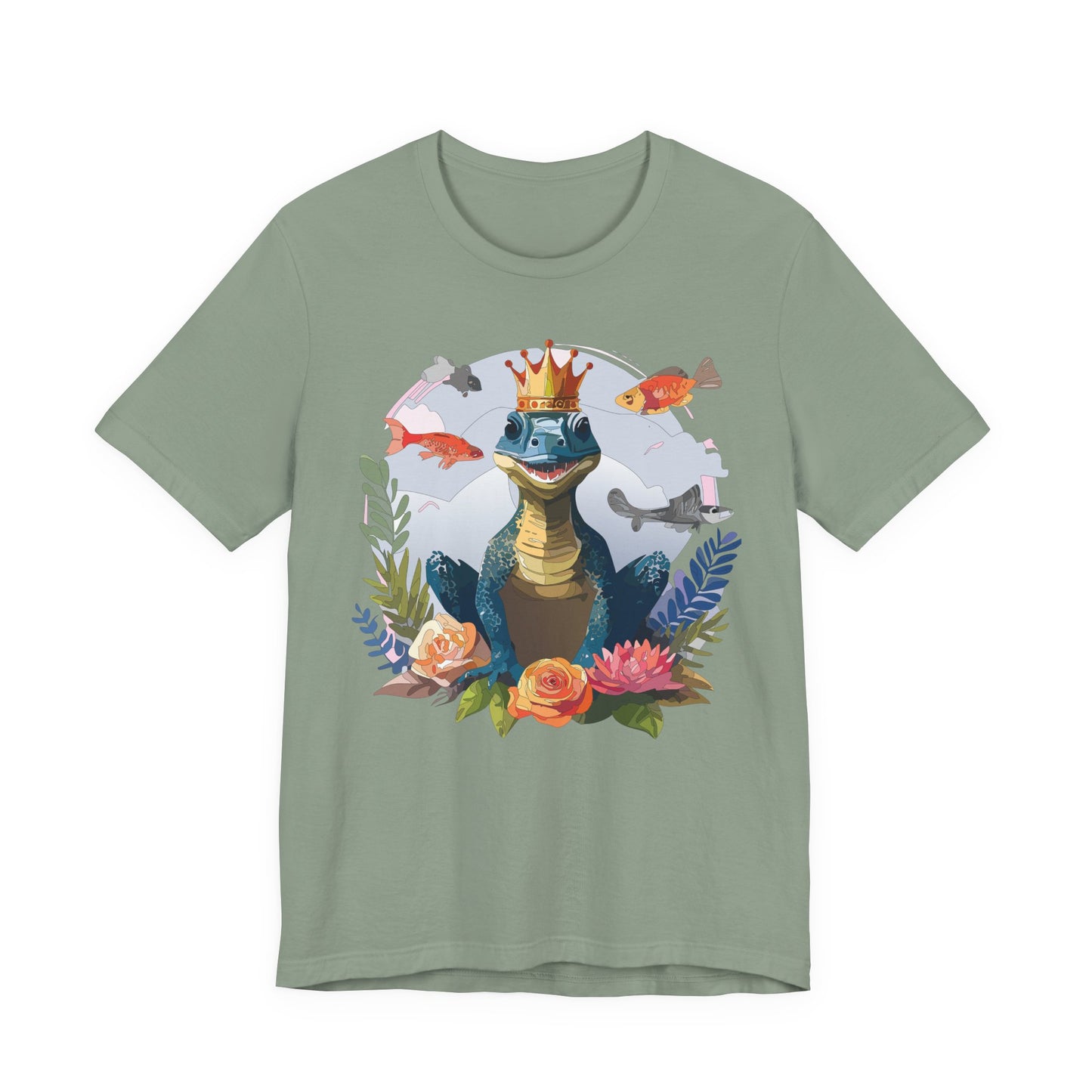 Animals Shirt, Shirt with Lizard