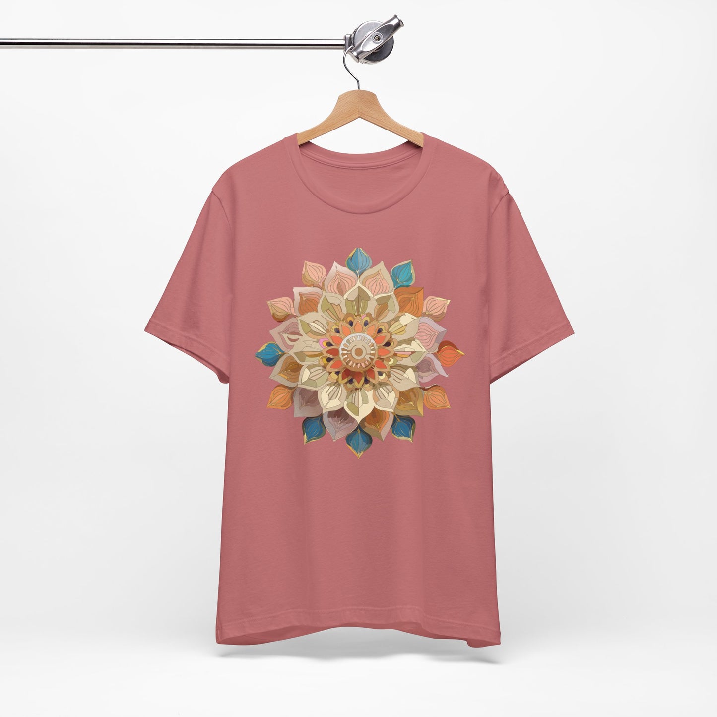 Floral Mandala Shirt, Flowers Mandala Shirt