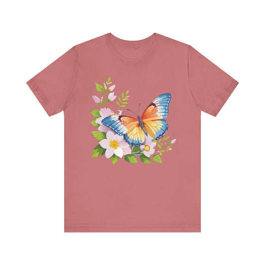 Butterfly Tee Shirt, Shirt with Butterfly