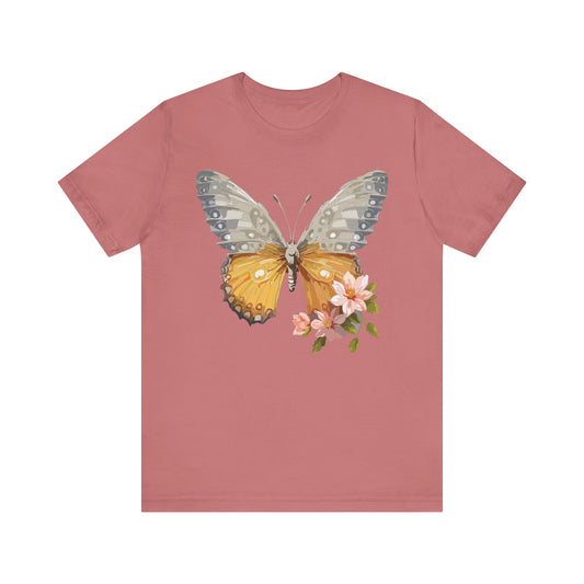 Butterfly Tee Shirt, Shirt with Butterfly