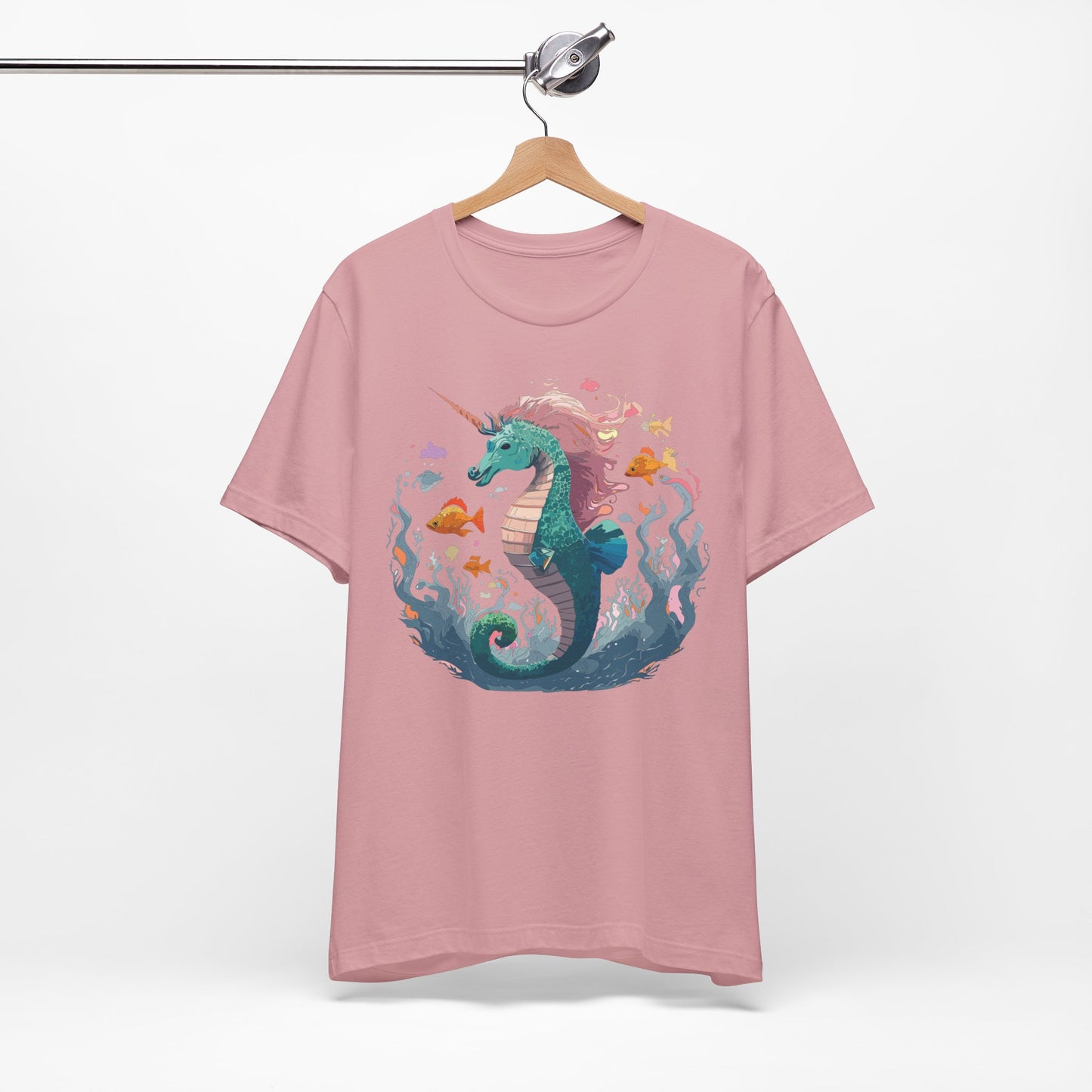 Animals Shirt, Shirt with Seahorse