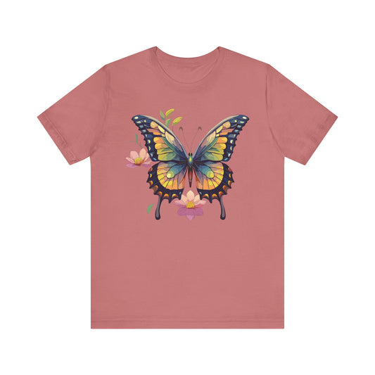 Butterfly Tee Shirt, Shirt with Butterfly