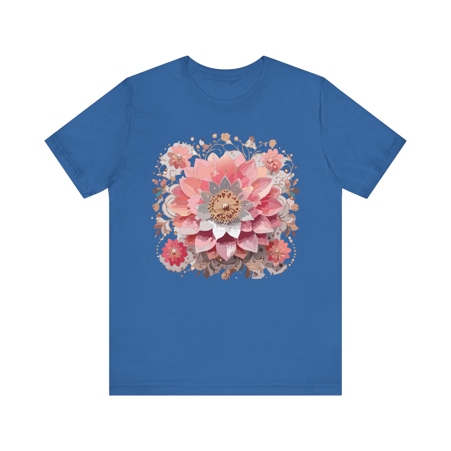 Floral Mandala Shirt, Flowers Mandala Shirt