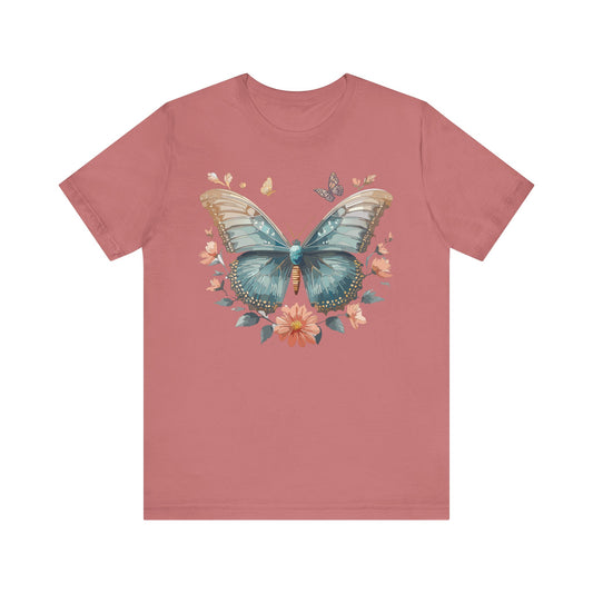 Butterfly Tee Shirt, Shirt with Butterfly