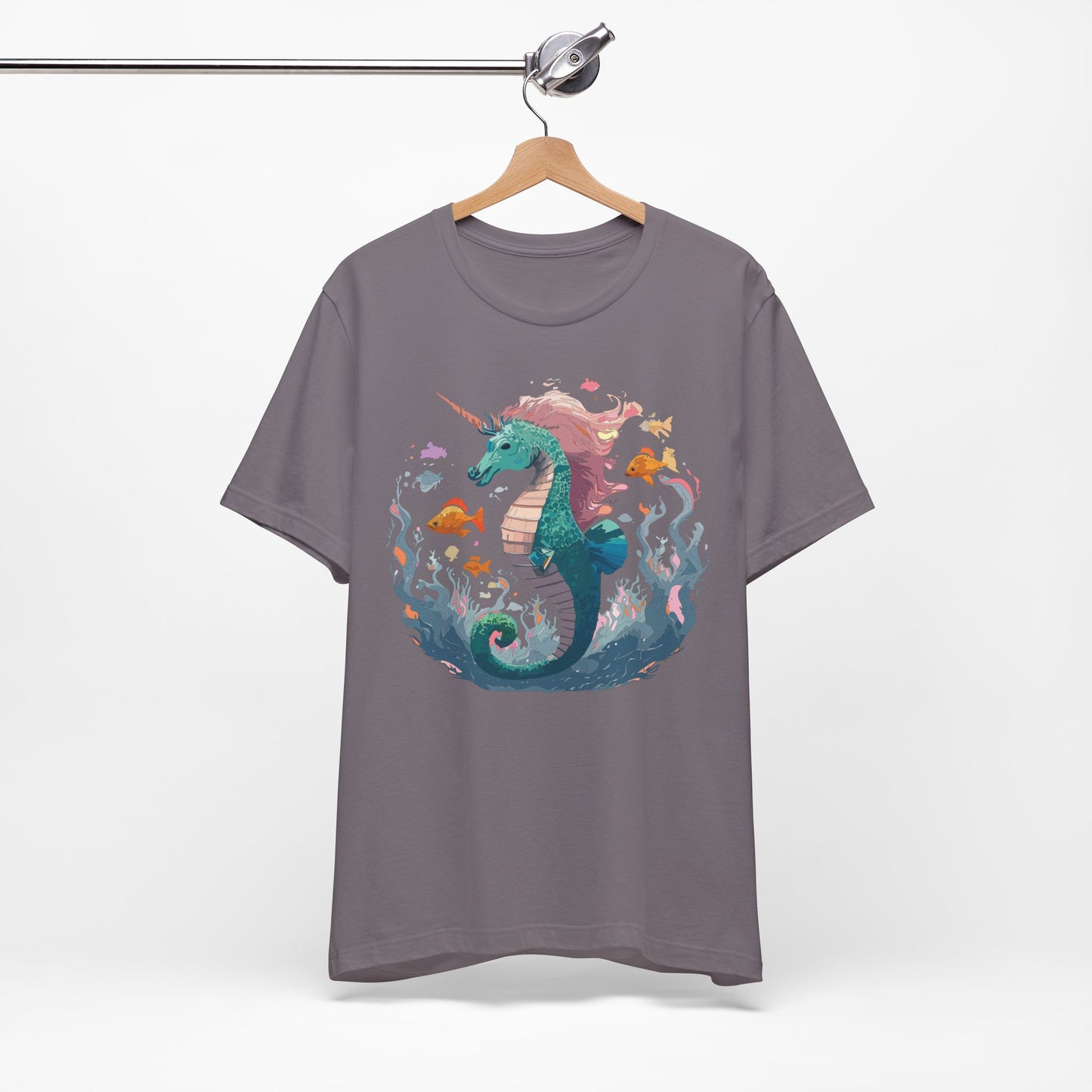 Animals Shirt, Shirt with Seahorse