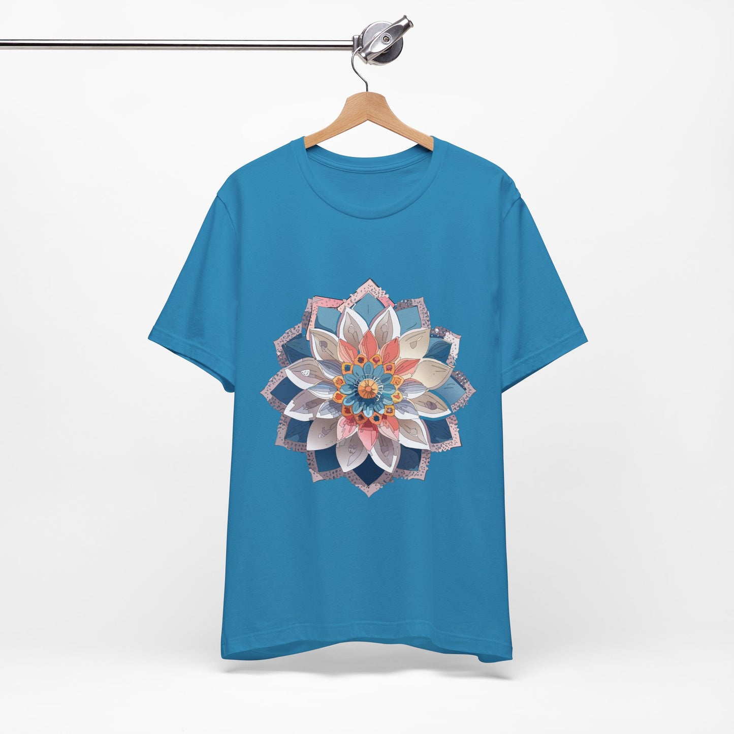 Floral Mandala Shirt, Flowers Mandala Shirt