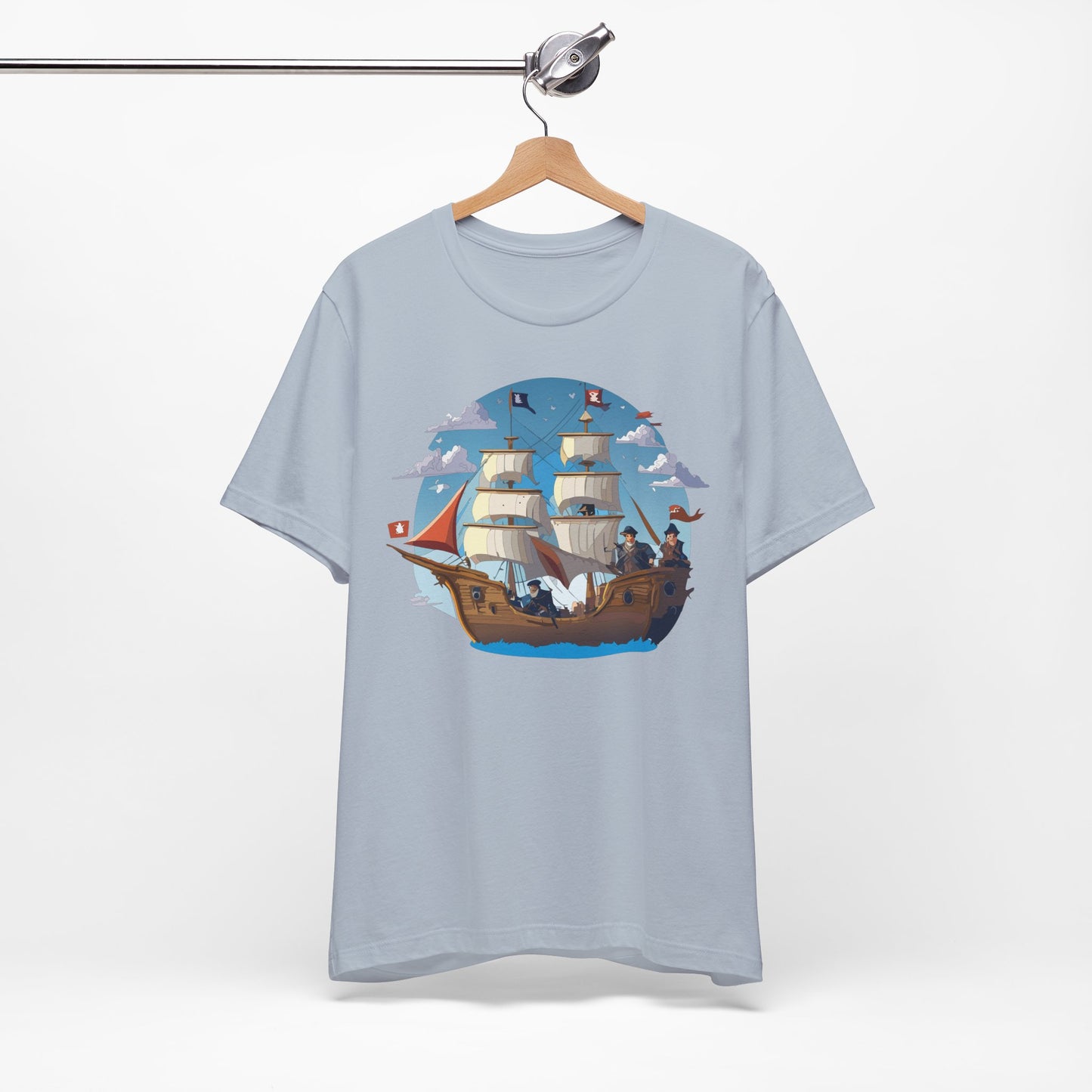 Ship Tee Shirt, Tee Shirt with Ship
