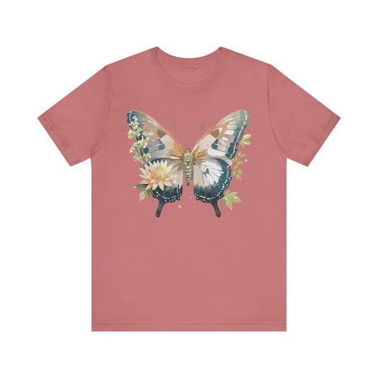 Butterfly Tee Shirt, Shirt with Butterfly