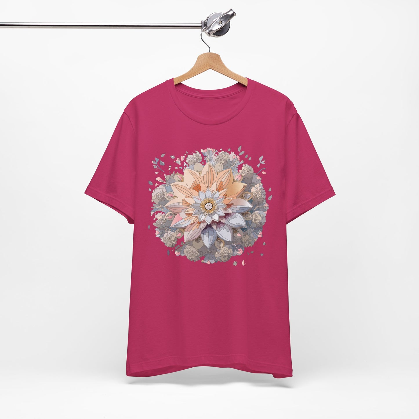Floral Mandala Shirt, Flowers Mandala Shirt