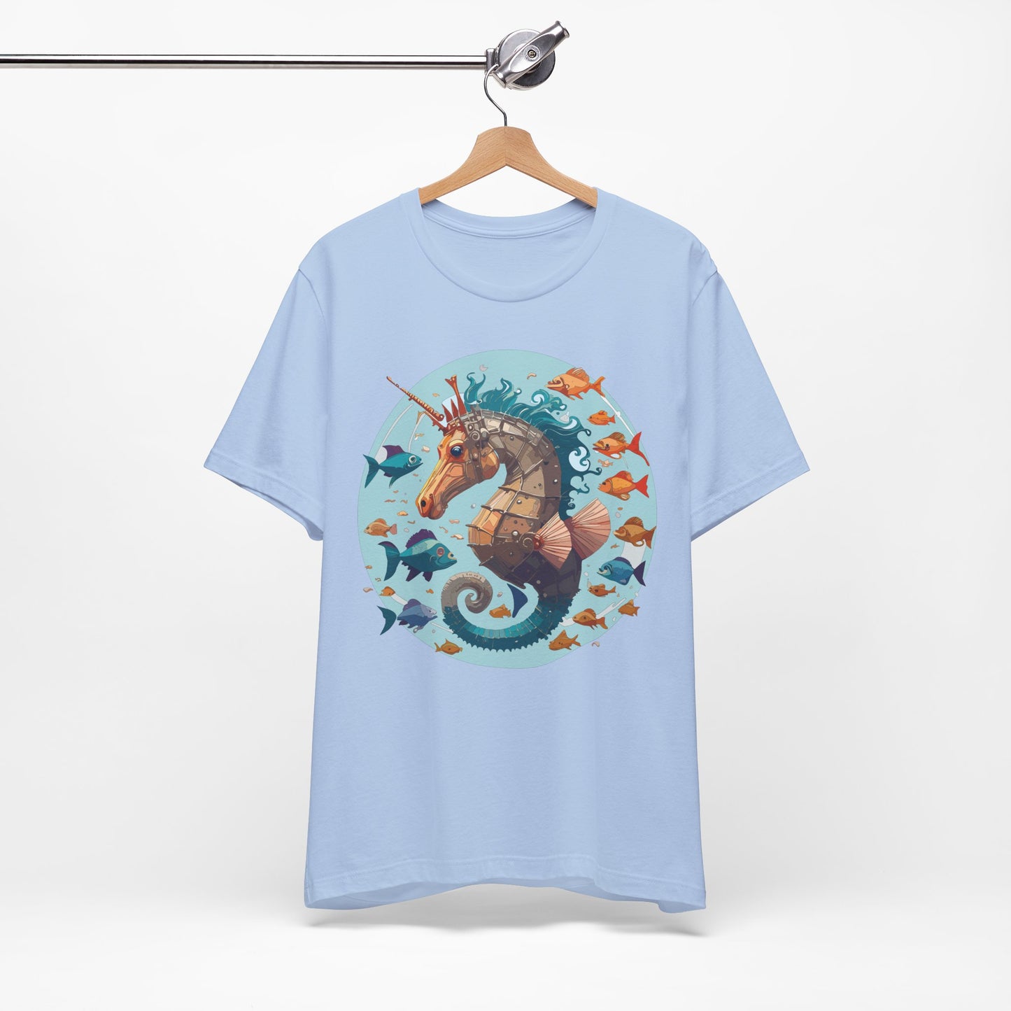 Animals Shirt, Shirt with Seahorse