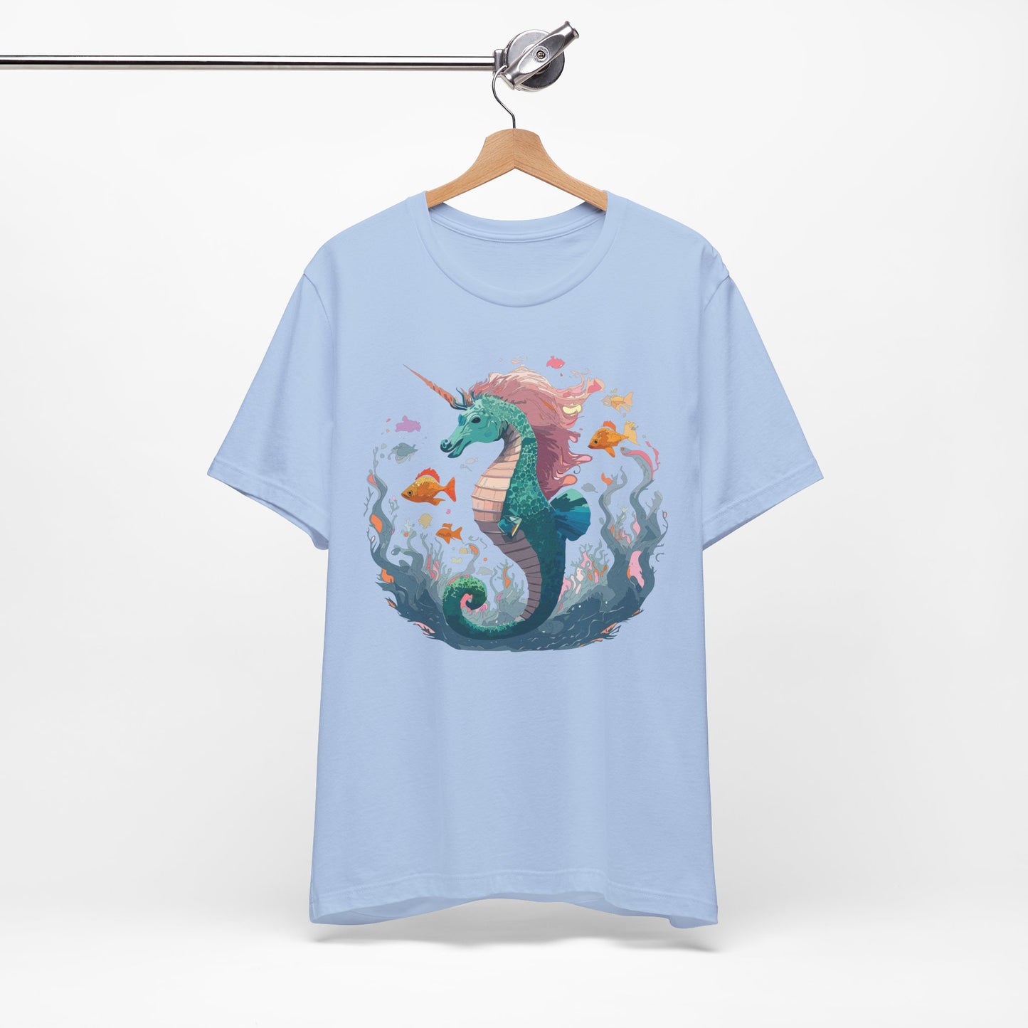 Animals Shirt, Shirt with Seahorse
