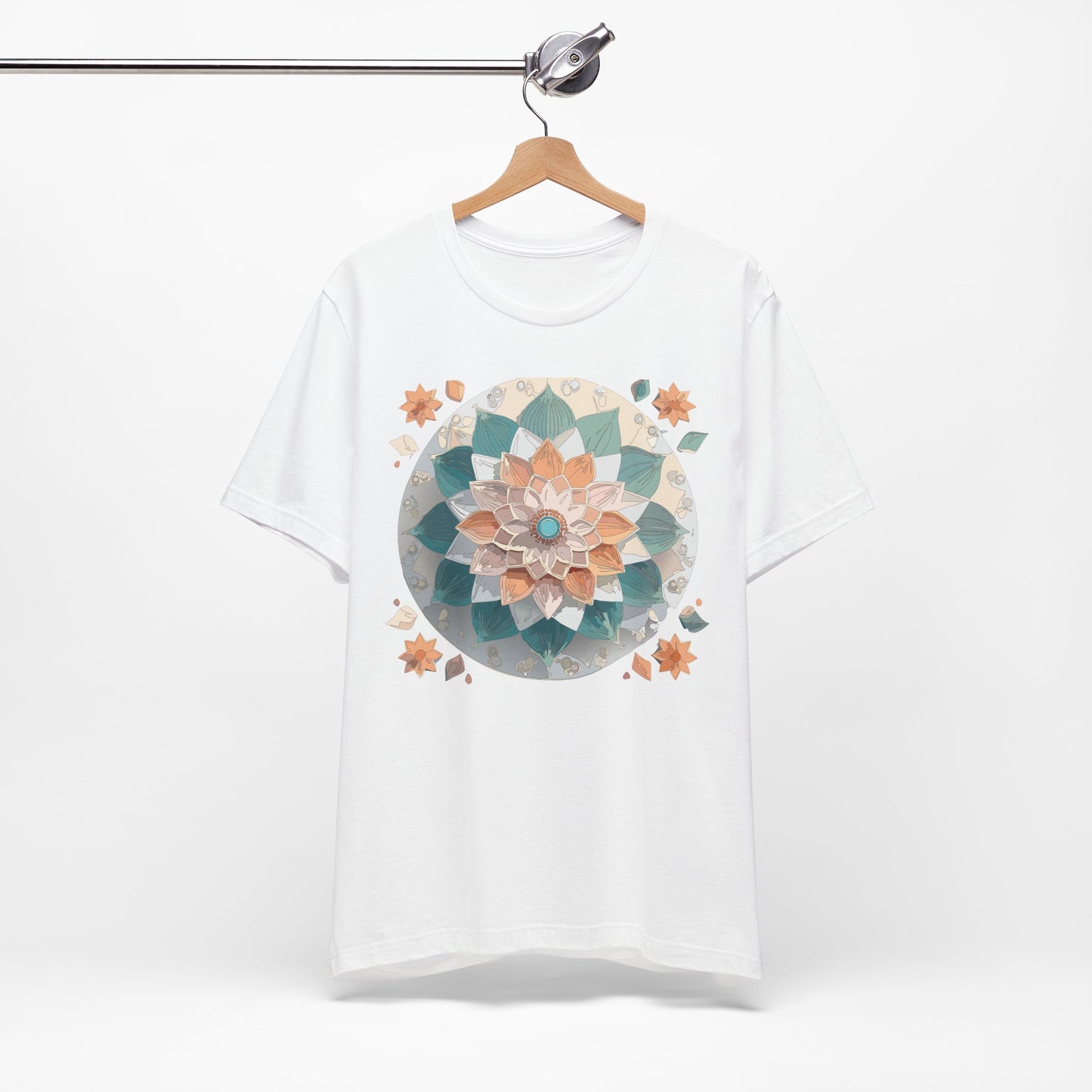 Floral Mandala Shirt, Flowers Mandala Shirt