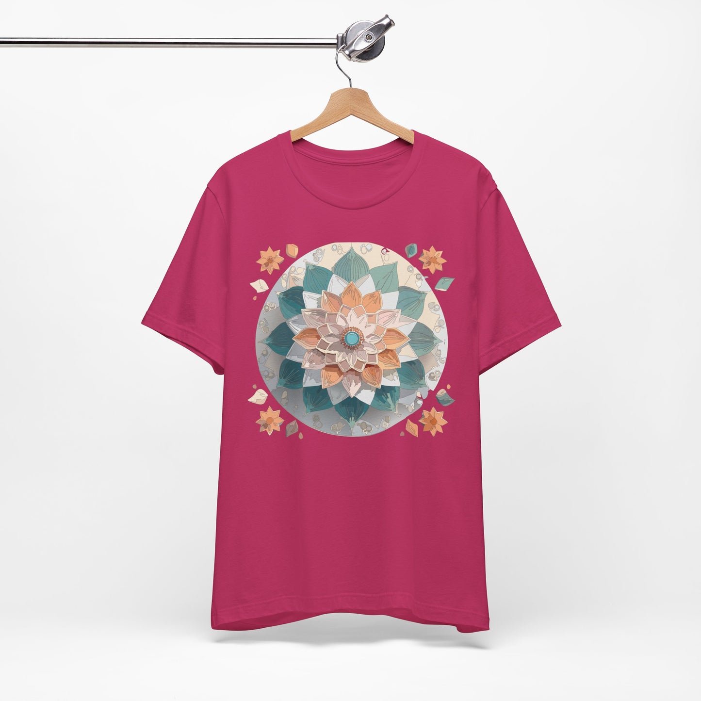 Floral Mandala Shirt, Flowers Mandala Shirt