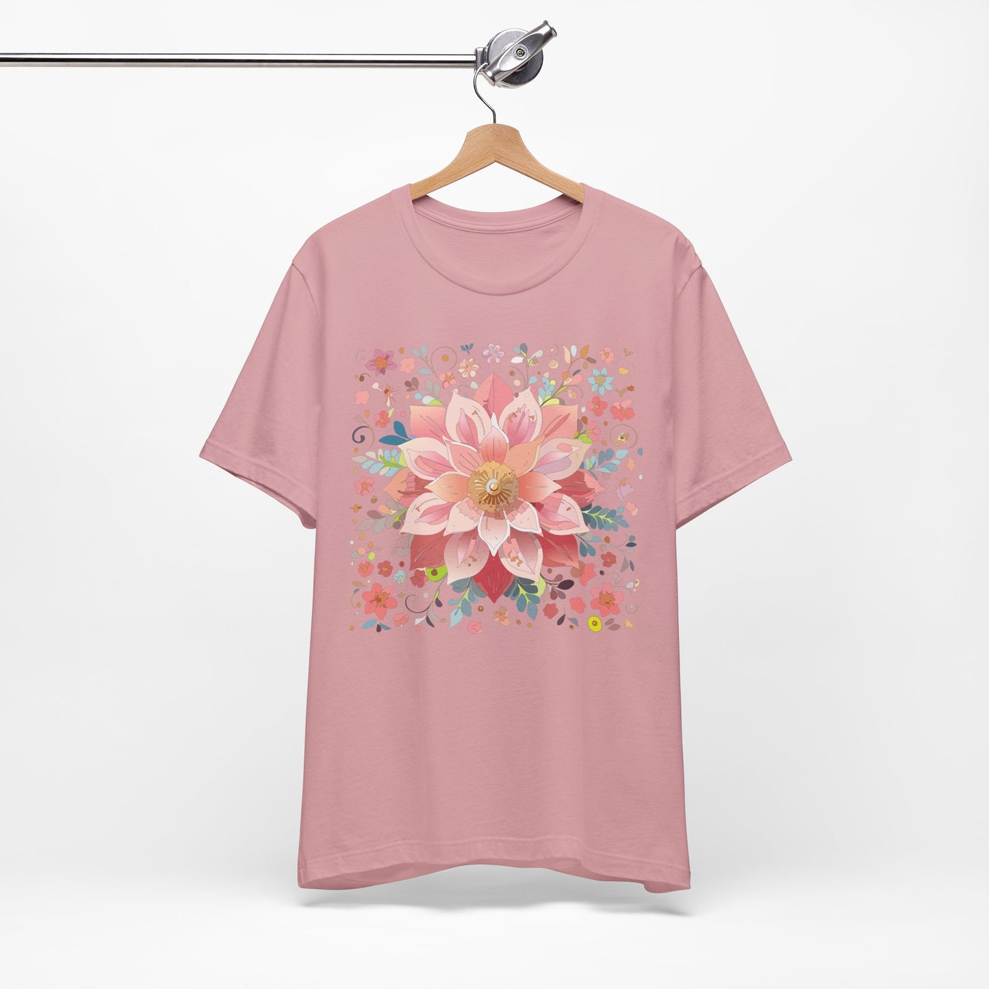 Floral Mandala Shirt, Flowers Mandala Shirt