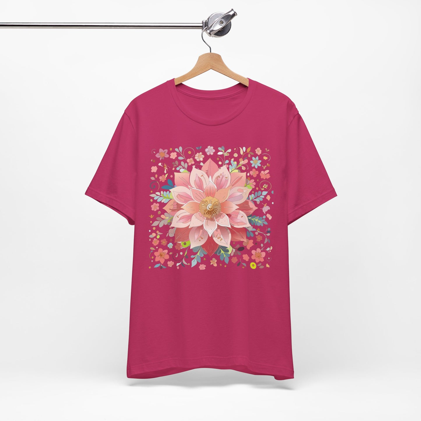 Floral Mandala Shirt, Flowers Mandala Shirt