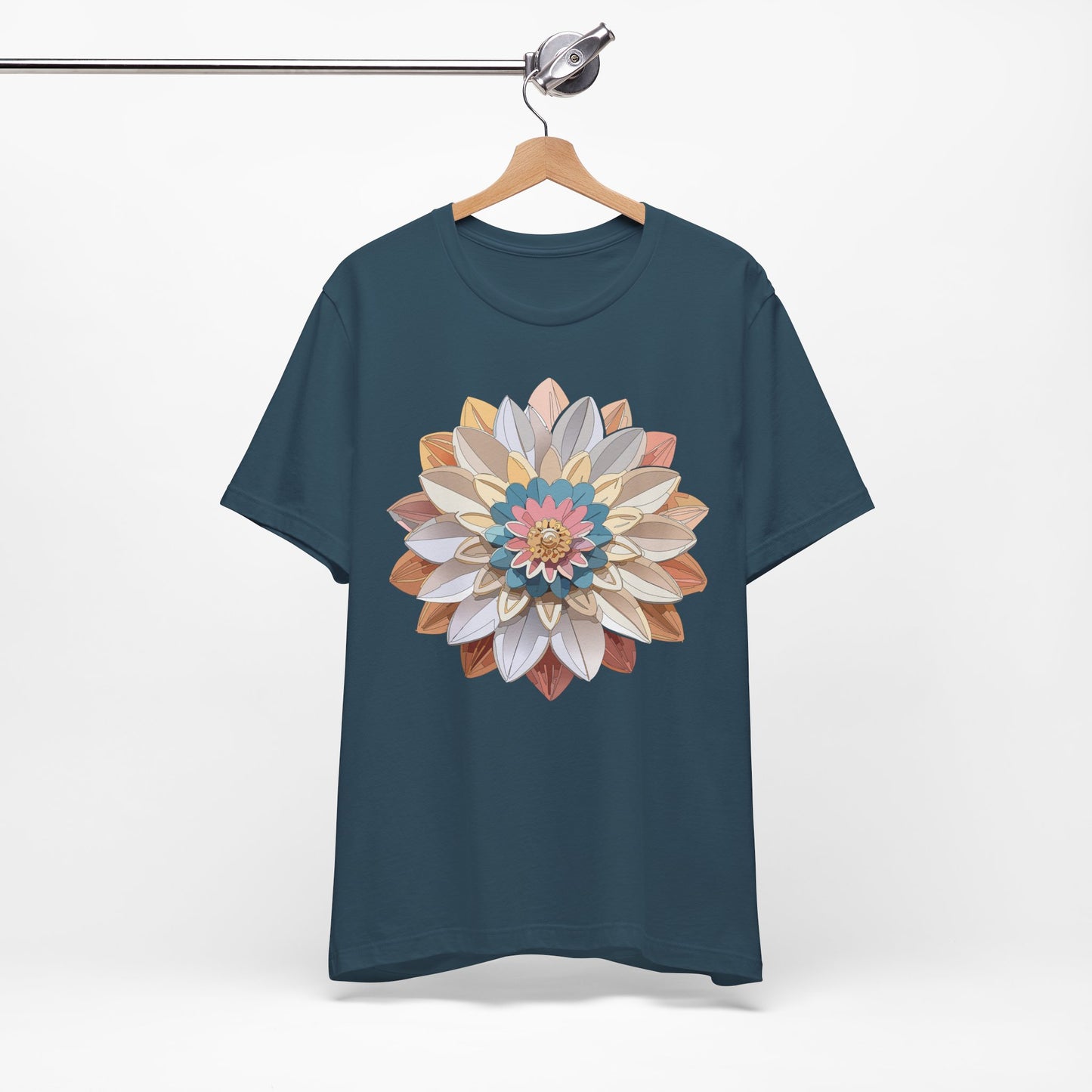 Floral Mandala Shirt, Flowers Mandala Shirt