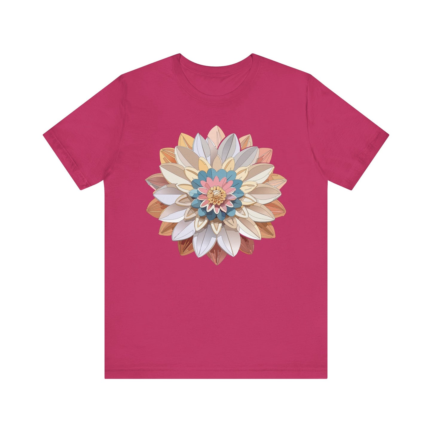Floral Mandala Shirt, Flowers Mandala Shirt