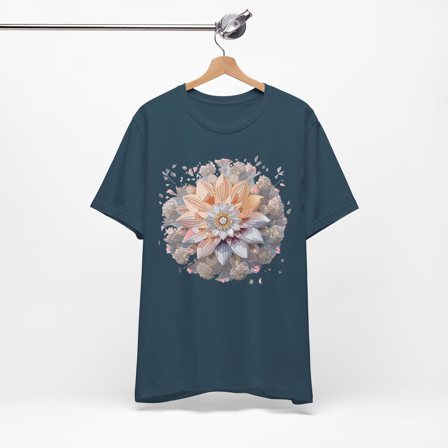 Floral Mandala Shirt, Flowers Mandala Shirt